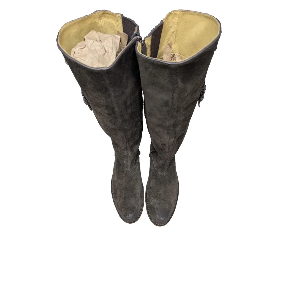 Bussola Riding Boots Womens 10 EU41 Brown Leather Equestrian Old Money Timeless